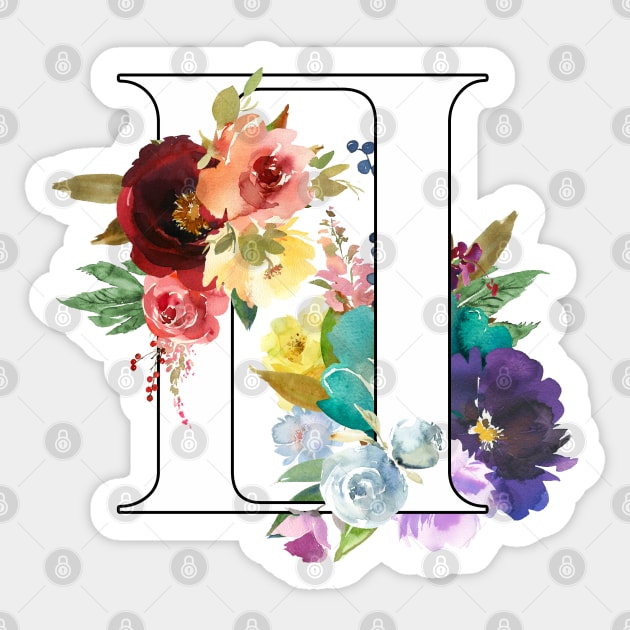 Gemini Horoscope Zodiac Rainbow Flowers Design Sticker by bumblefuzzies